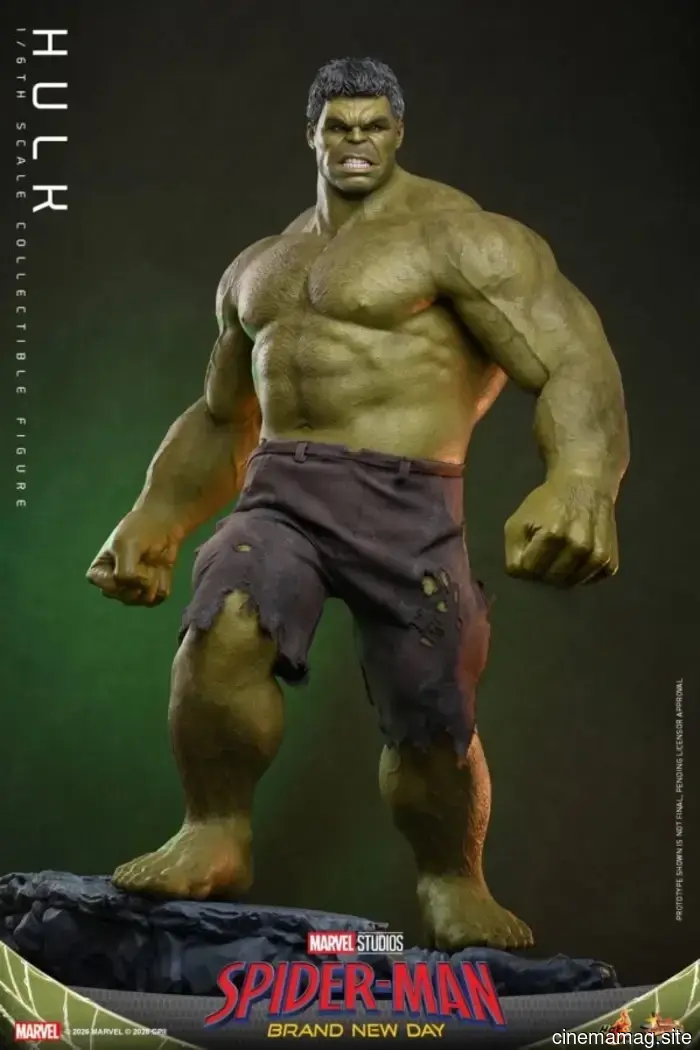 Hot Toys presenta la figura de Hulk a escala sexta de Spider-Man: Brand New Day.