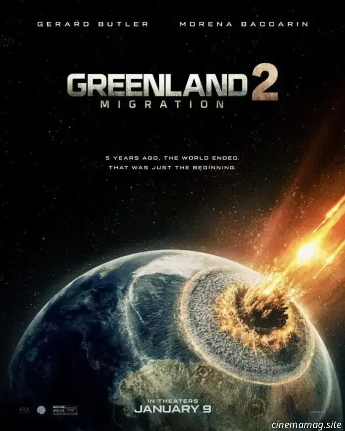 Gerard Butler e Morena Baccarin continuano la loro lotta per la sopravvivenza nel trailer di Greenland 2: Migration.