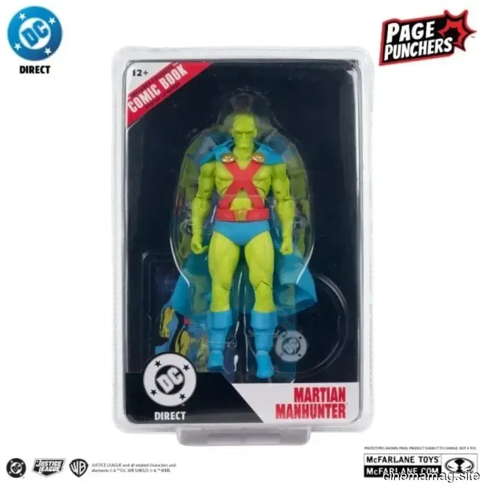 McFarlane Toys unveils new DC Page Punchers featuring Robin, Martian Manhunter, Bloodwynd, and Miss Martian.