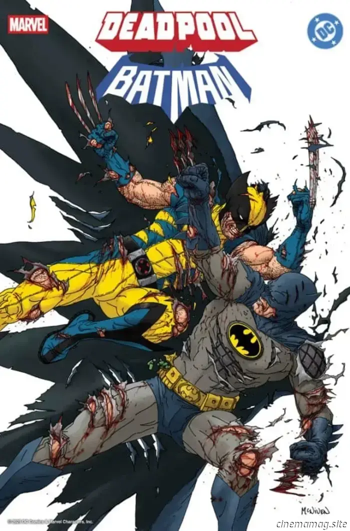 Варианты обложек Deadpool/Batman №1 предлагают больше сопоставлений Marvel и DC