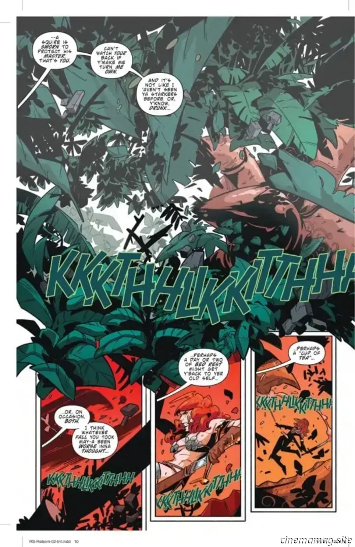 Переосмысление Red Sonja от Dynamite продолжается в превью второго номера Sonja Reborn