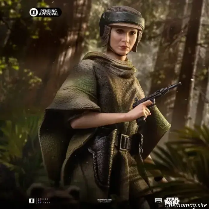 Star Wars: Il ritorno dello Jedi - Diorama collezionabile di Leia e Wicket svelato da Iron Studios