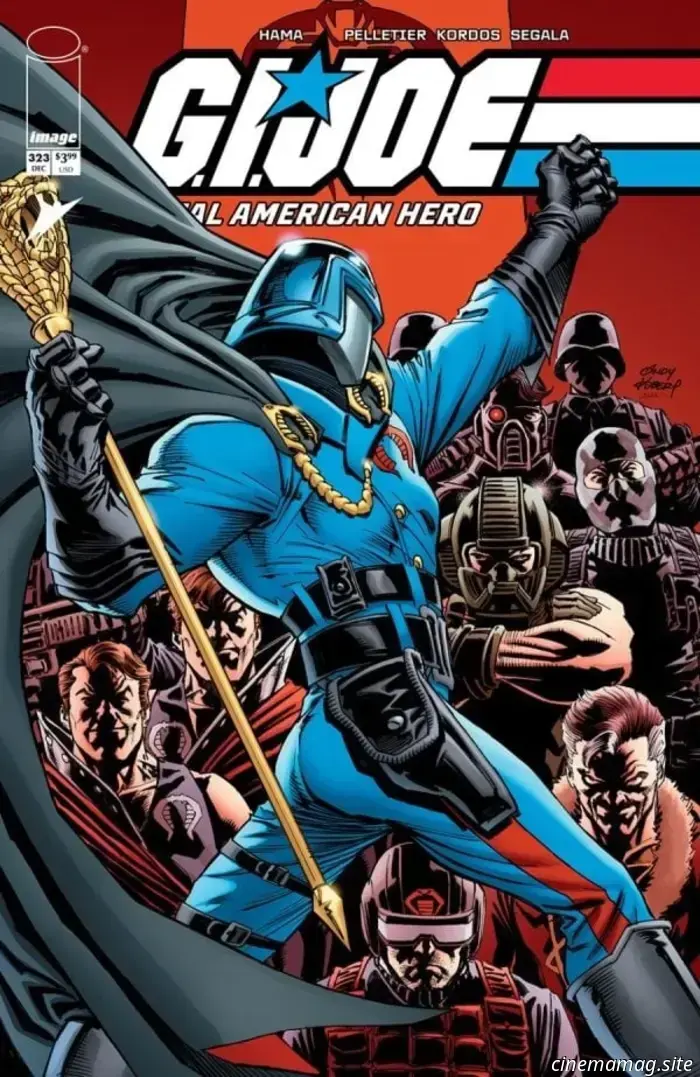 Image Comics y Skybound Entertainment lanzan G.I. Joe: A Real American Hero #323 de Larry Hama la próxima semana, y puedes echar un vistazo al avance oficial del número a continuación…
¡COBRA RESURGENTE! Cobra Commander inicia una nueva era de COBRA. ¿Pero están sus enemigos un paso por delante?


G.I. Joe: A Real American Hero #323 sale el miércoles 10 de diciembre de 2025.
Acerca de Gary Collinson Gary Collinson es productor y escritor de cine, televisión y contenidos digitales; es el editor en jefe del sitio web de cultura pop Flickering Myth y productor del largometraje de terror gótico 'The Baby in the Basket' y del thriller de suspense 'Death Among the Pines'.