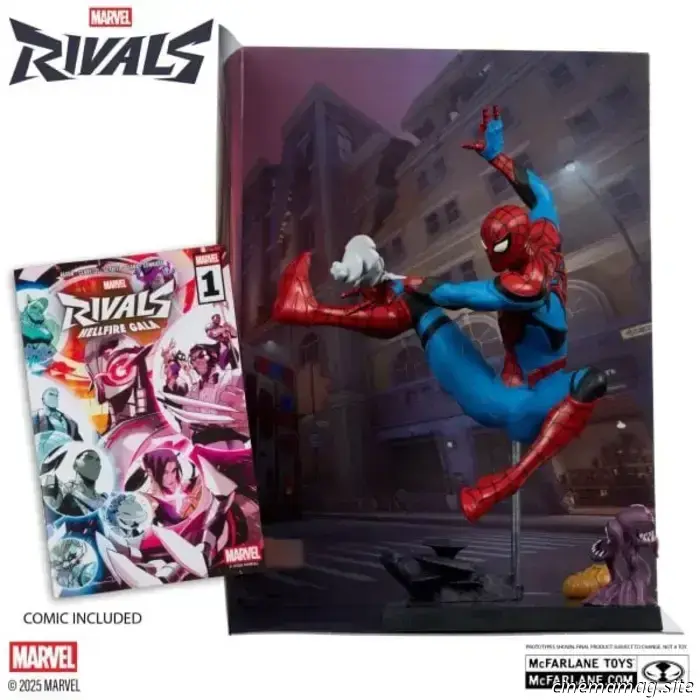Spider-Man y Iron Man se unen a la línea Marvel Rivals de McFarlane Toys con figuras coleccionables.
