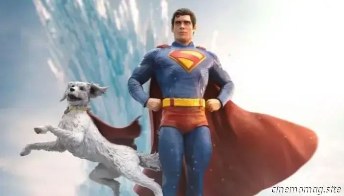 Superman & Krypto stand tall con Iron Studios' Superman movie statua da collezione