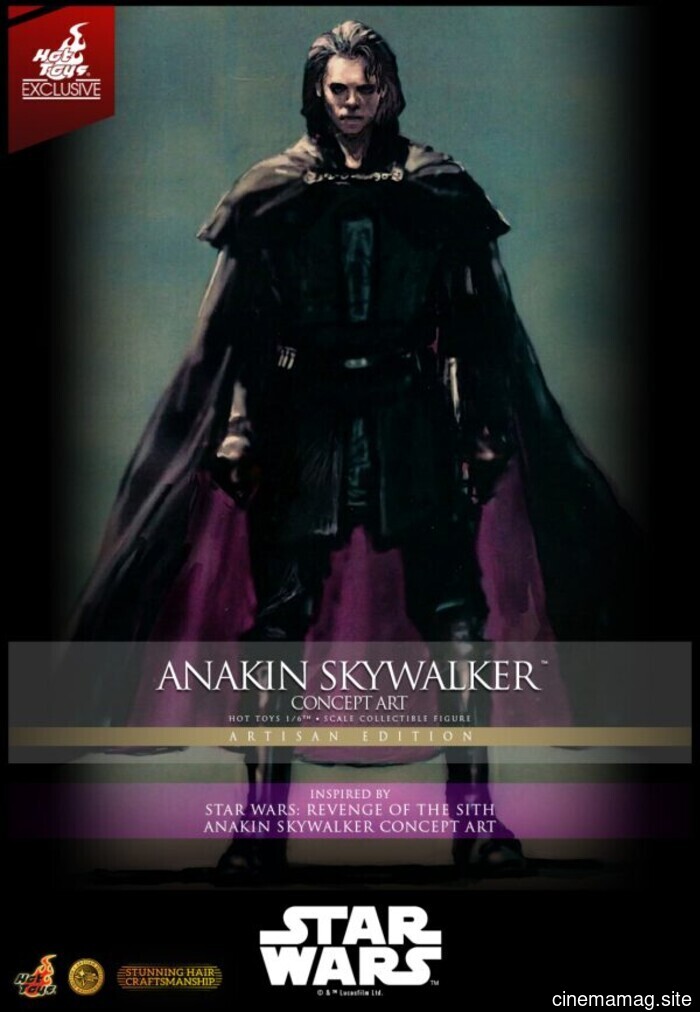 Hot Toys svela la figura in scala sei di Anakin Skywalker (Concept Art) da Star Wars: Episodio III – La vendetta dei Sith