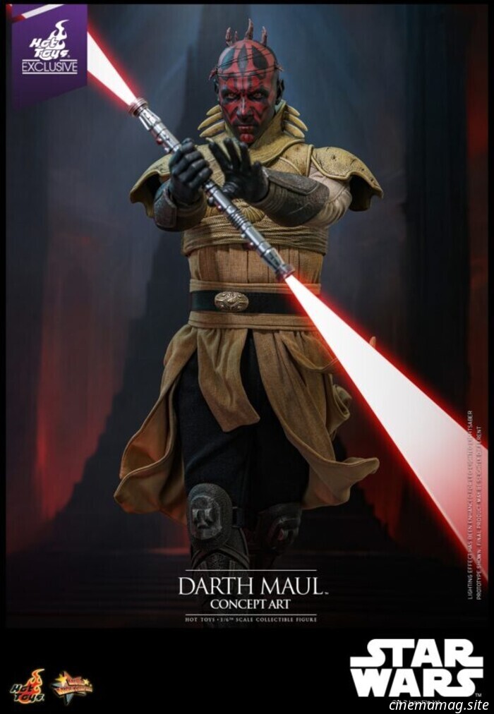 Star Wars Darth Maul (Concept Art) sesta scala figura svelato da Hot Toys