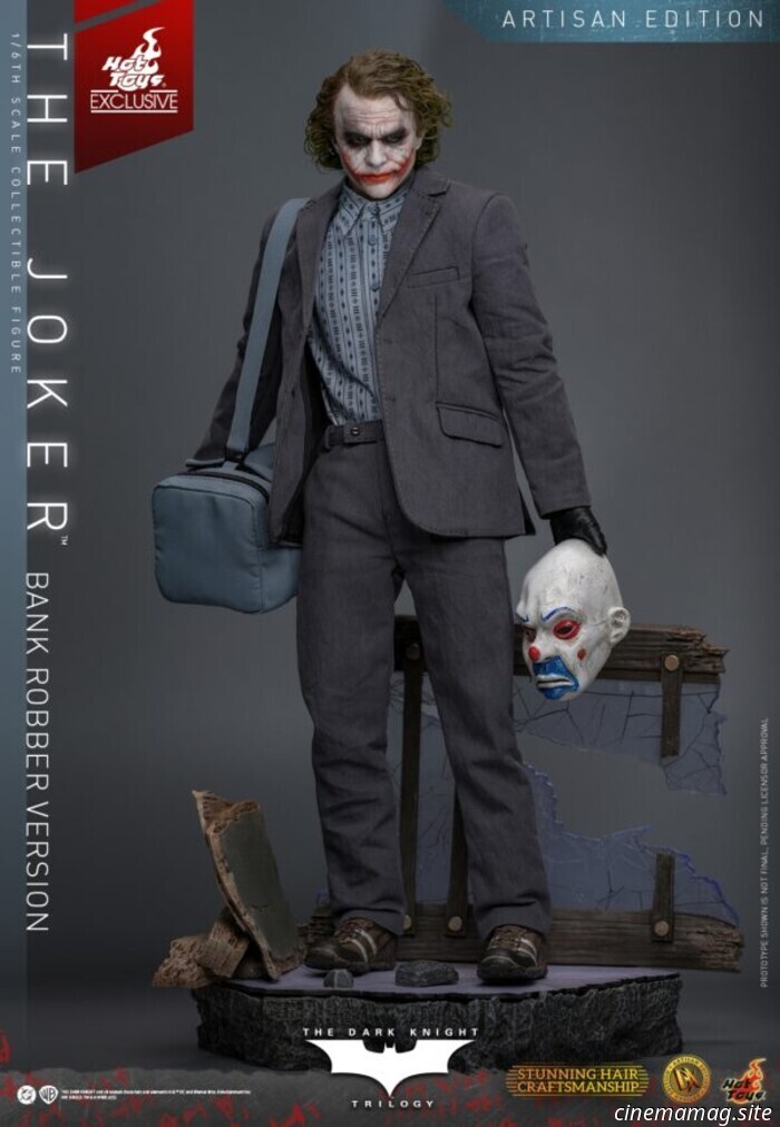 Джокер (Грабитель банков) Фигурка из серии Dark Knight Artisan Edition, представленная Hot Toys