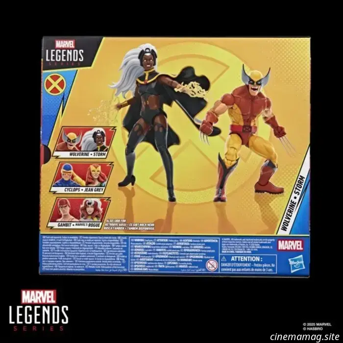 Hasbro presenta nuevas figuras de la serie Marvel Legends '97 de los X-Men en Comic-Con
