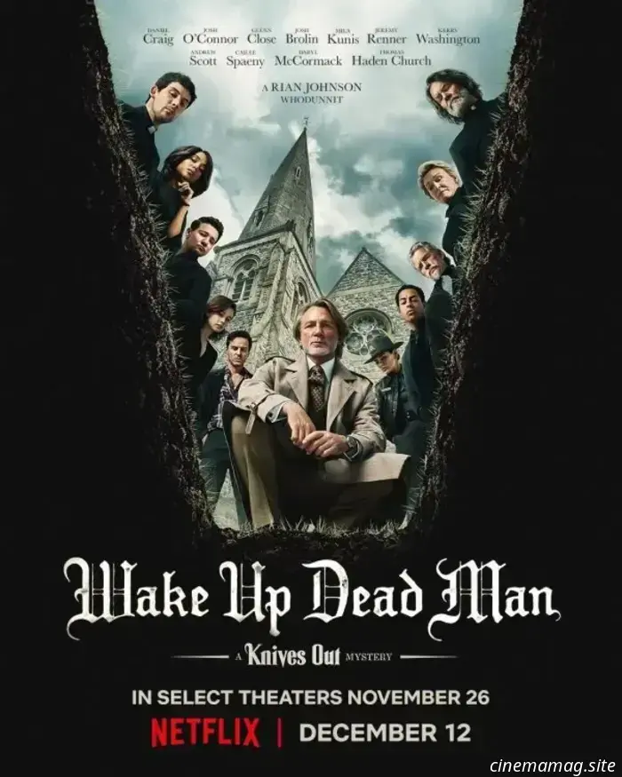 Netflix опубликовал новый трейлер к «Проснись, мёртвец: Детективная история во вселенной Knives Out».