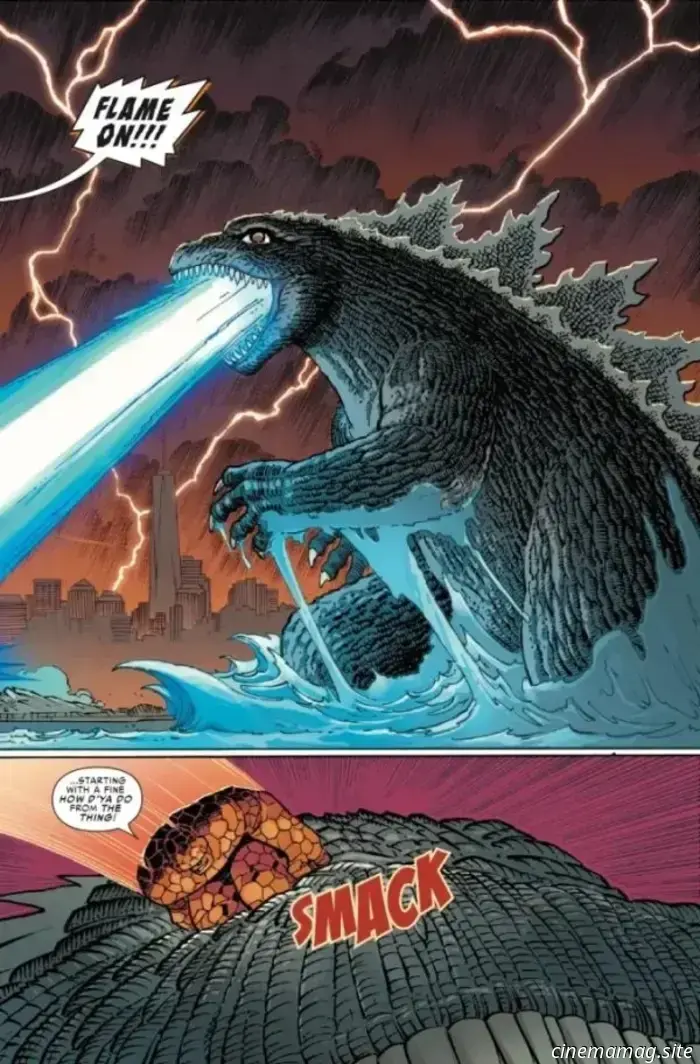 Godzilla vs. Fantastic Four #1 - Comic Book Sneak Peek