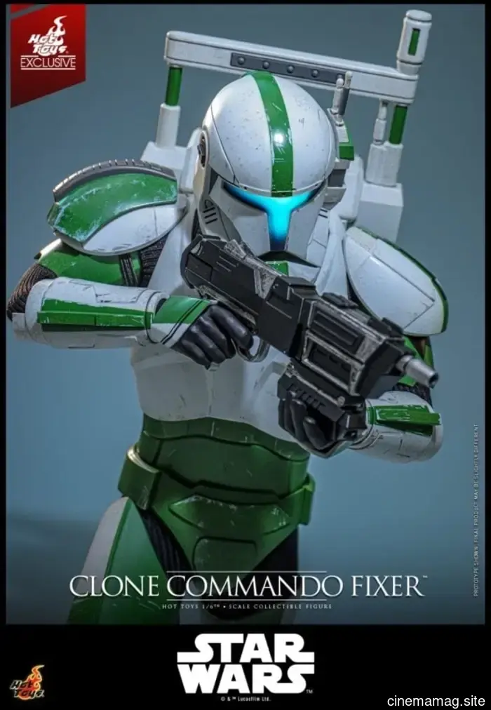 Star Wars: La figura de sexta escala del Clone Commando Fixer de Republic Commando revelada por Hot Toys