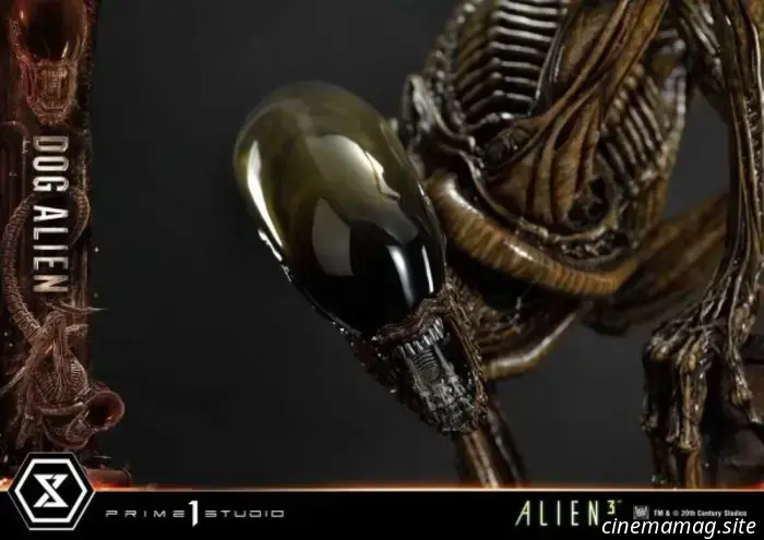 Alien 3 Cane Alien XL Museo Masterline Serie statua da collezione svelato da Prime 1 Studio