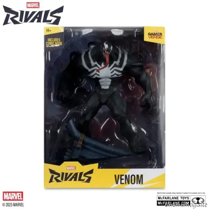 McFarlane Toys presentó las figuras coleccionables de Hulk y Venom de Marvel Rivals.