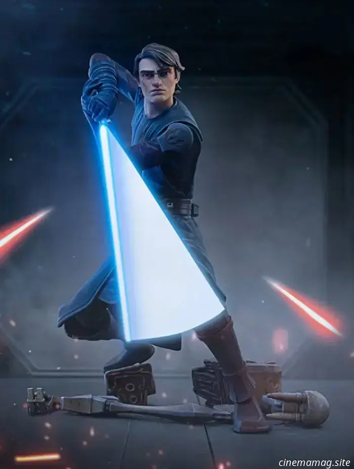 Iron Studios has unveiled its collectible statue of Anakin Skywalker from Star Wars: The Clone Wars.