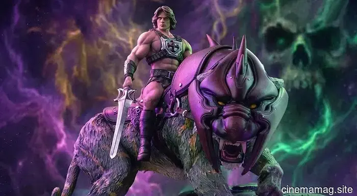 Masters of the Universe He-Man e la statua da collezione di Battle Cat rivelata da Iron Studios