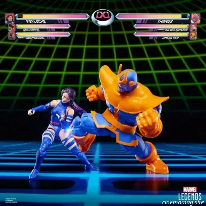 Psylocke vs. Thanos Marvel Legends Series Gamerverse 2-pack revelado por Hasbro
