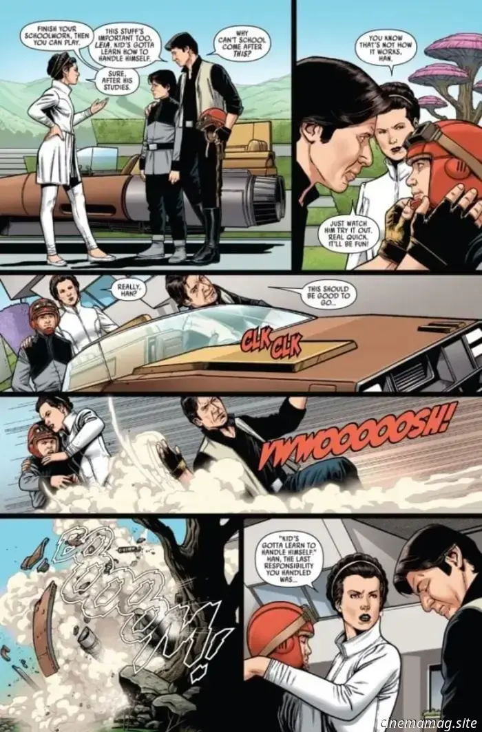 Marvel Comics publica Star Wars: Han Solo – Hunt for the Falcon #3 este miércoles que viene, y puedes echar un vistazo al avance oficial del número a continuación…

¡GRAN ROBO DEL HALCÓN! ¡HAN y CHEWIE se topan con los peligrosos Hermanos Irving! ¿Pero pueden hacerles frente los notorios hermanos que robaron el HALCÓN? ¿Y qué trato siniestro está maquinando el traficante de armas DUCAIN con el jefe de la chatarra UNKAR PLUTT?

Star Wars: Han Solo – Hunt for the Falcon #3 sale a la venta el 12 de noviembre, con un precio de $3.99.

Acerca de Amie Cranswick: Amie Cranswick ha formado parte del equipo editorial y directivo de Flickering Myth durante más de una década. Tiene experiencia en publicación y corrección de estilo y se ha desempeñado como editora en jefe de FlickeringMyth.com desde 2023.