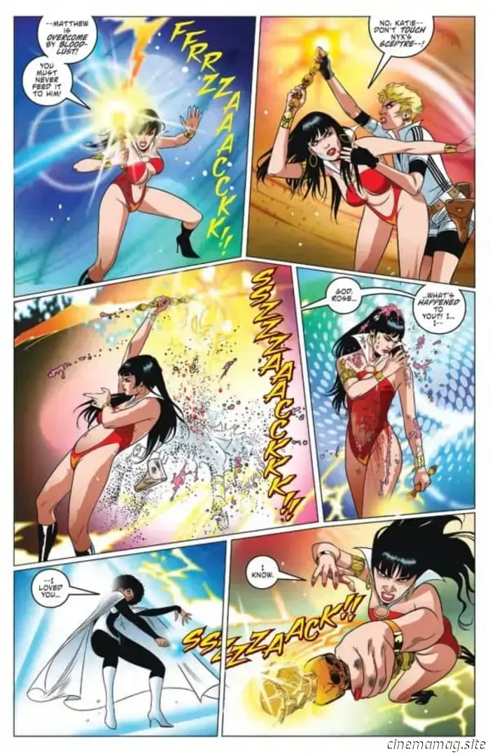 La travesía de Vampirella hacia la locura continúa en la vista previa del número 4 de Vampirella