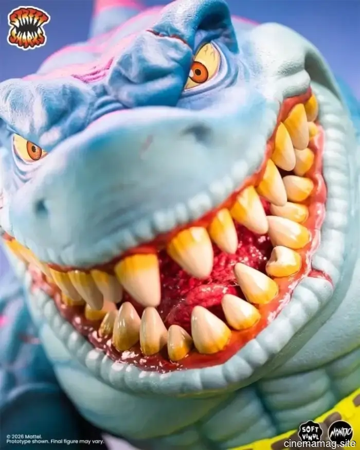 Streex becomes part of Mondo’s Street Sharks collection with a premium soft vinyl figure.