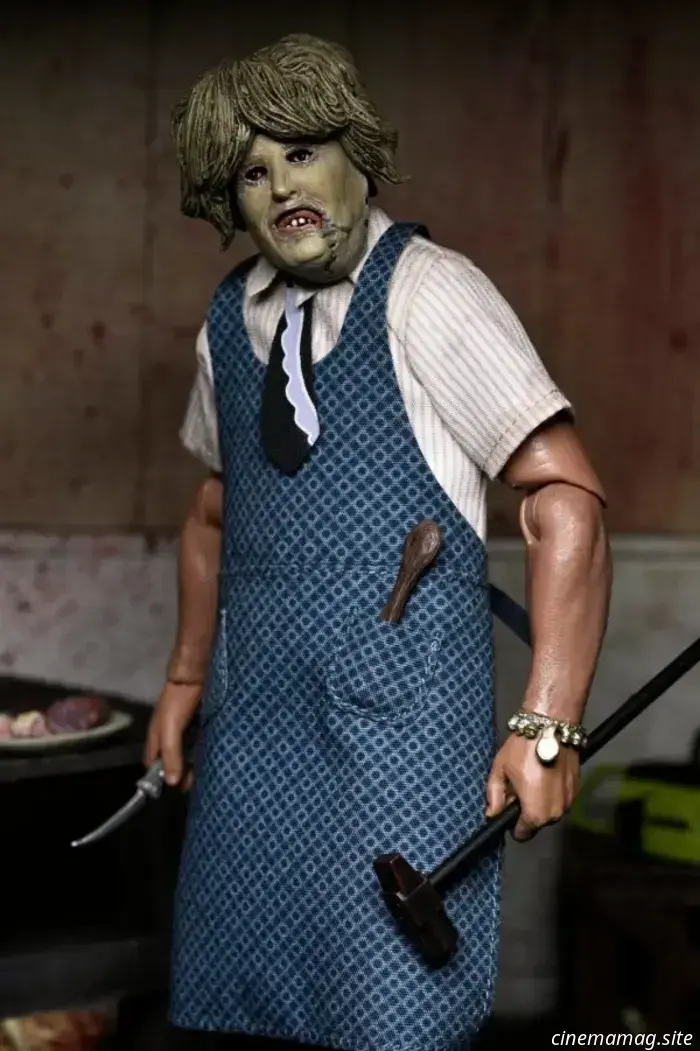 NECA introduces new figures of Leatherface from the Texas Chain Saw Massacre.