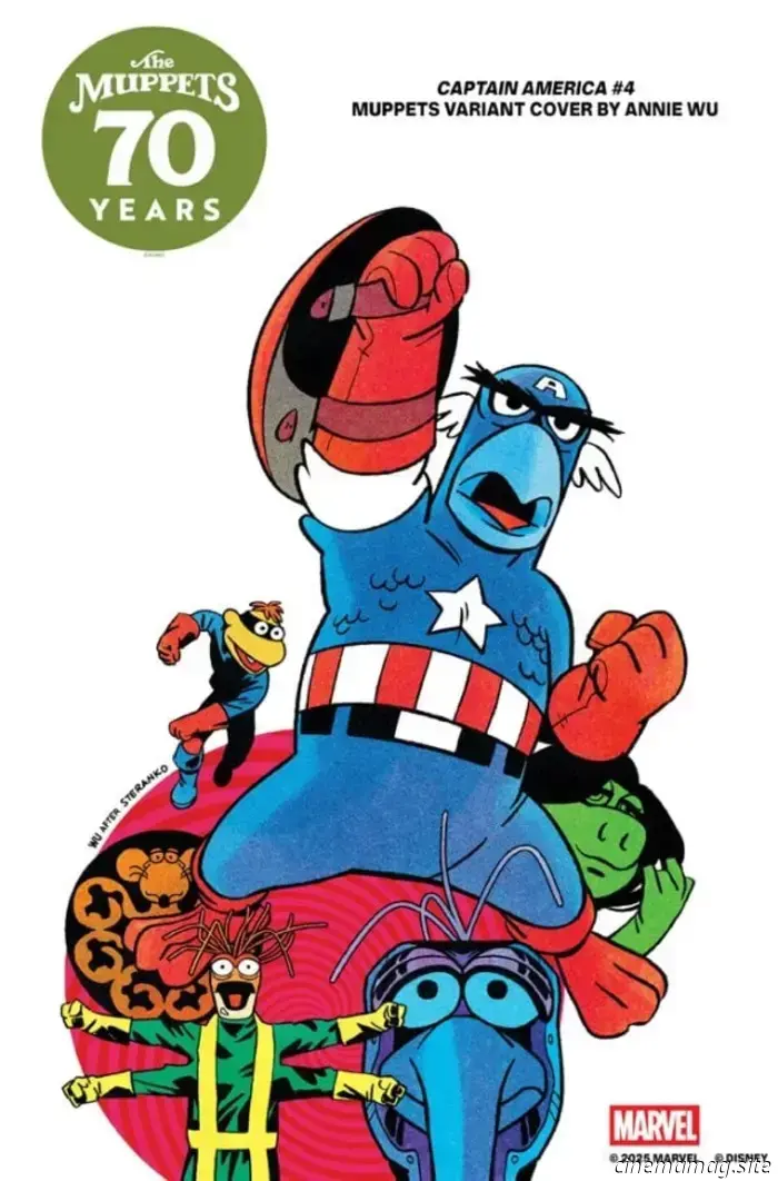 Marvel Comics presenta portadas alternativas para el 70.º aniversario de los Muppets