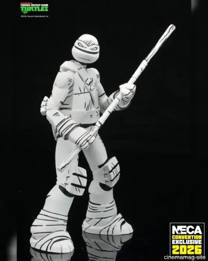 NECA presenta el set de figuras de acción exclusivo de la convención de las Tortugas Ninja 2026.