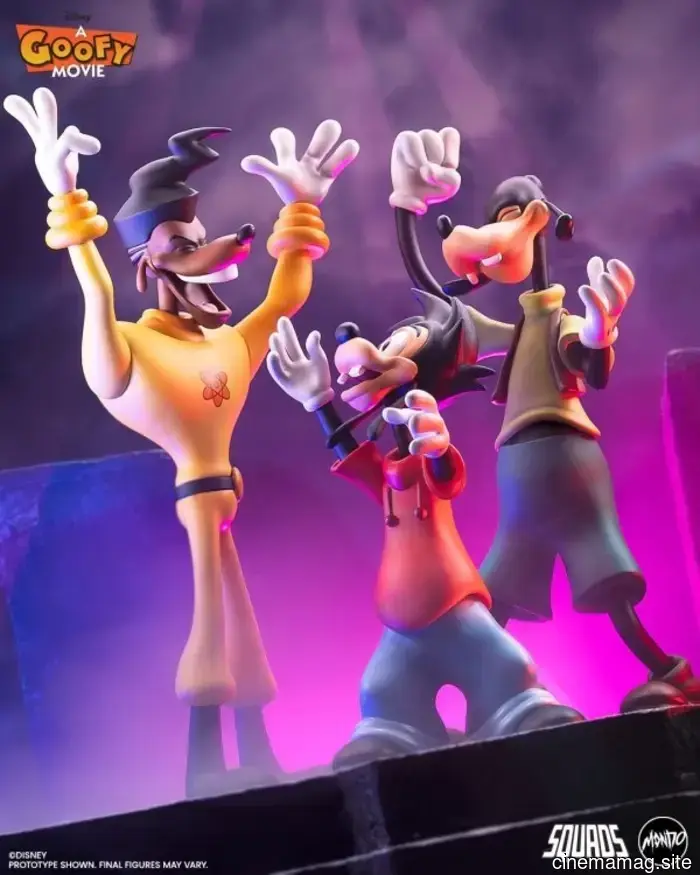 Mondo reveals a set of figures featuring Powerline, Max, and Goofy from A Goofy Movie.