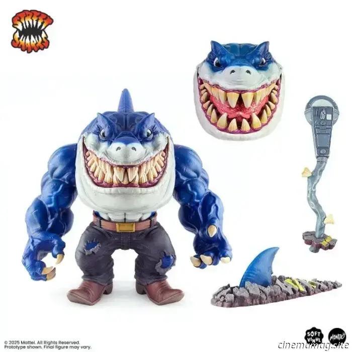 Ripster lanza la línea de figuras coleccionables Street Sharks de Mondo