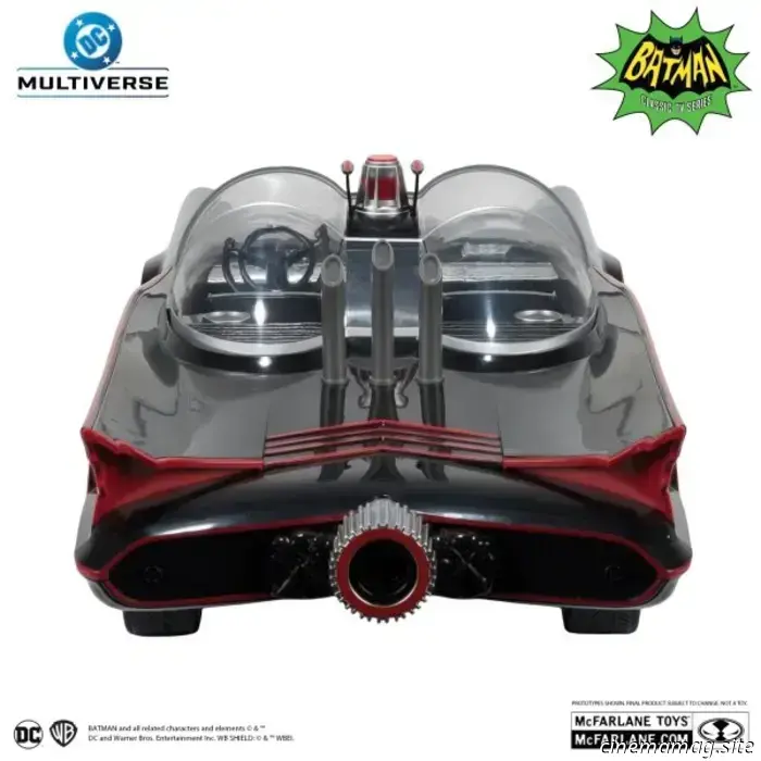 La Batmobile della serie TV classica di Batman entra a far parte della linea DC Multiverse di McFarlane Toys.