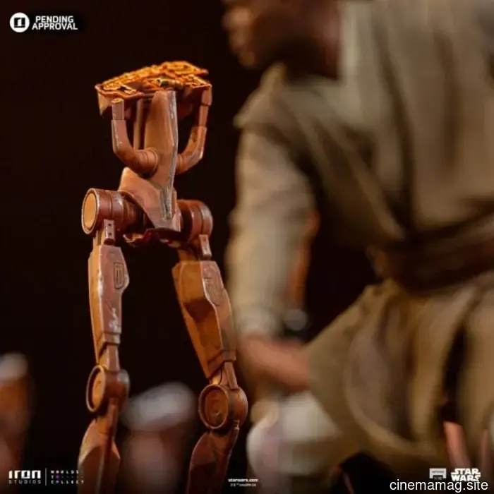 Star Wars: Episodio II – El ataque de los clones Estatua de escala de arte de Mace Windu revelada por Iron Studios
