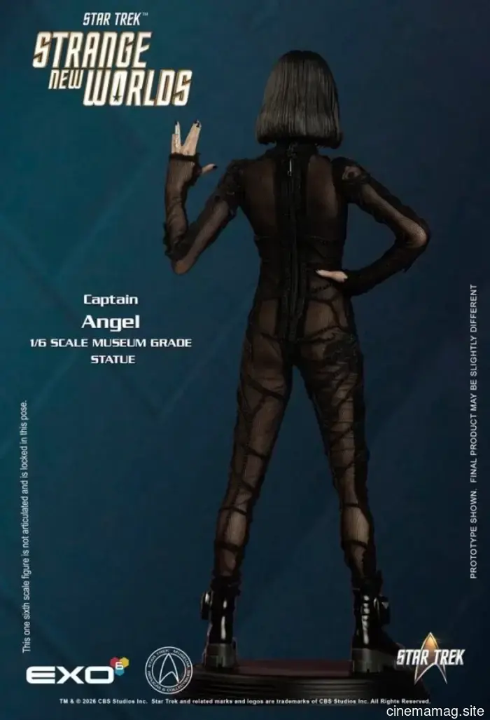 EXO-6 has revealed the sixth scale statue of Captain Angel from Star Trek: Strange New Worlds.