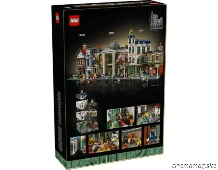LEGO amplía su colección de edificios modulares con el set "Shopping Street".