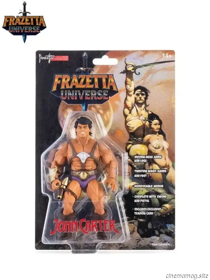 John Carter de Marte, Conan el Bárbaro y Death Dealer lanzan una línea de figuras de acción de estilo retro del Universo Frazetta