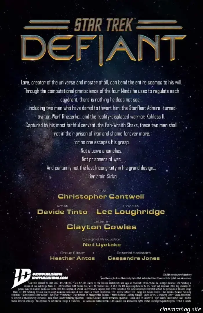 Star Trek: Defiant #27 - Comic Book Teaser