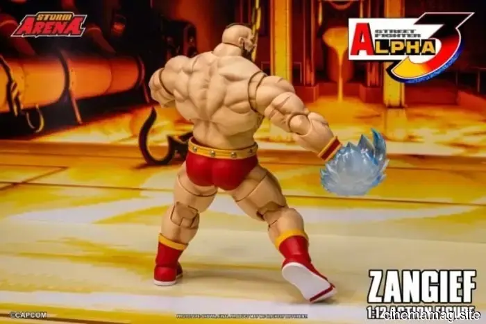Storm Collectibles has revealed a 1:12 scale action figure of Zangief from Street Fighter Alpha 3.