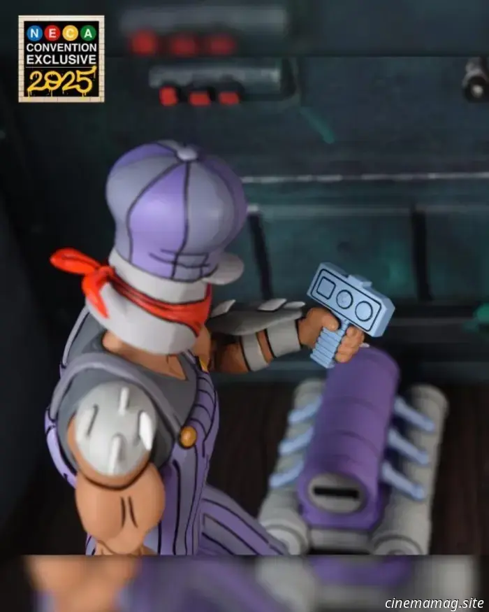 Teenage Mutant Ninja Turtles Ultimate Train Track Takedown Shredder figure revealed as a NYCC exclusive.