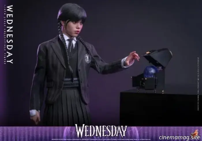 La Wednesday di Jenna Ortega riceve un'action figure in scala 1/6 da Hot Toys.