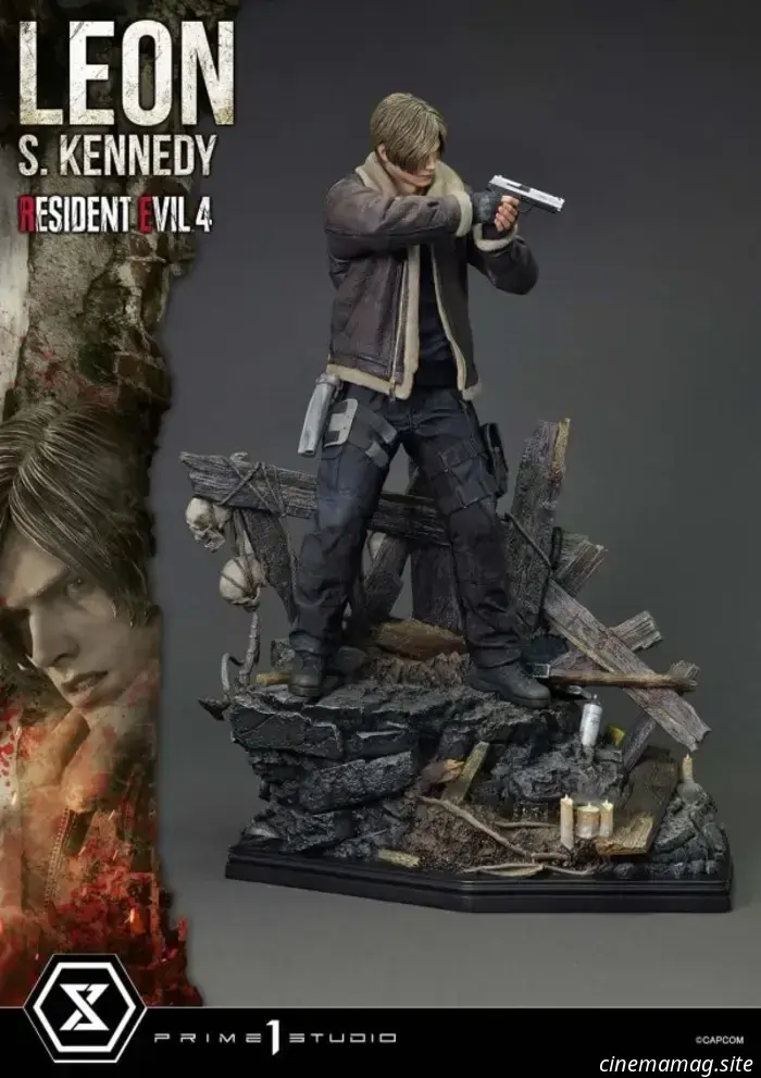 Prime 1 Studio introduces a quarter scale collectible statue of Leon S. Kennedy from Resident Evil 4.