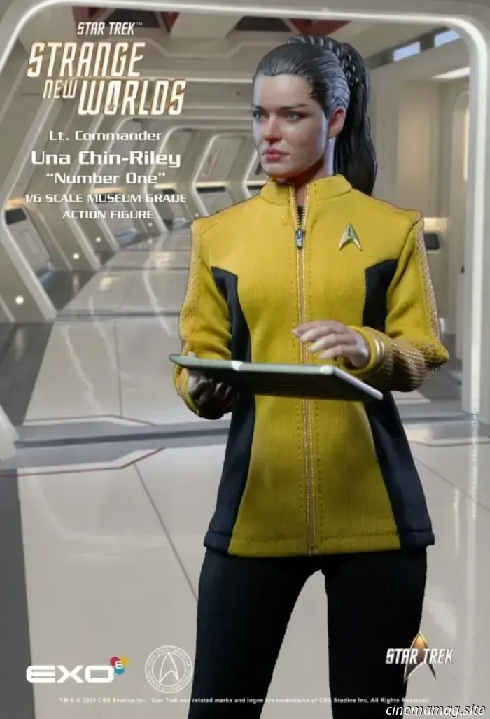 EXO-6 has revealed a sixth scale figure of Lt. Commander Una Chin-Riley from Star Trek: Strange New Worlds.