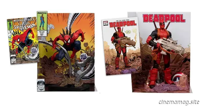 McFarlane presents new sixth scale collectibles of Spider-Man and Deadpool.