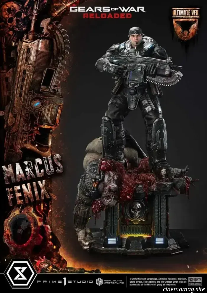 Gears of War: Reloaded: la statua da collezione Marcus Fenix Real Elite Masterline svelata da Prime 1 Studio