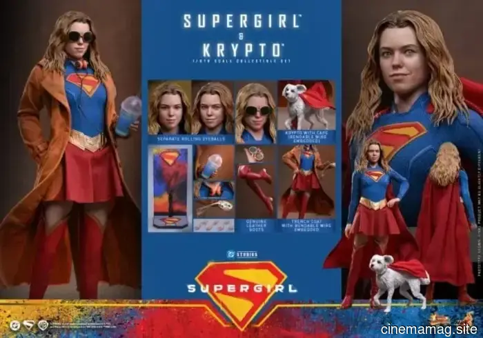 Hot Toys lanza el set de figuras de acción coleccionables de Supergirl y Krypto a escala sexta.