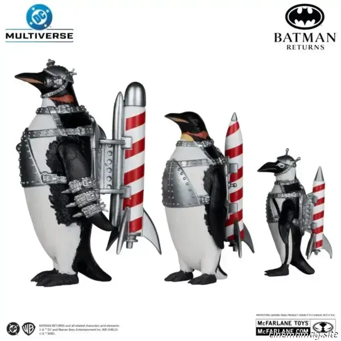 Le action figure di Batman Returns della linea DC Multiverse svelate da McFarlane Toys