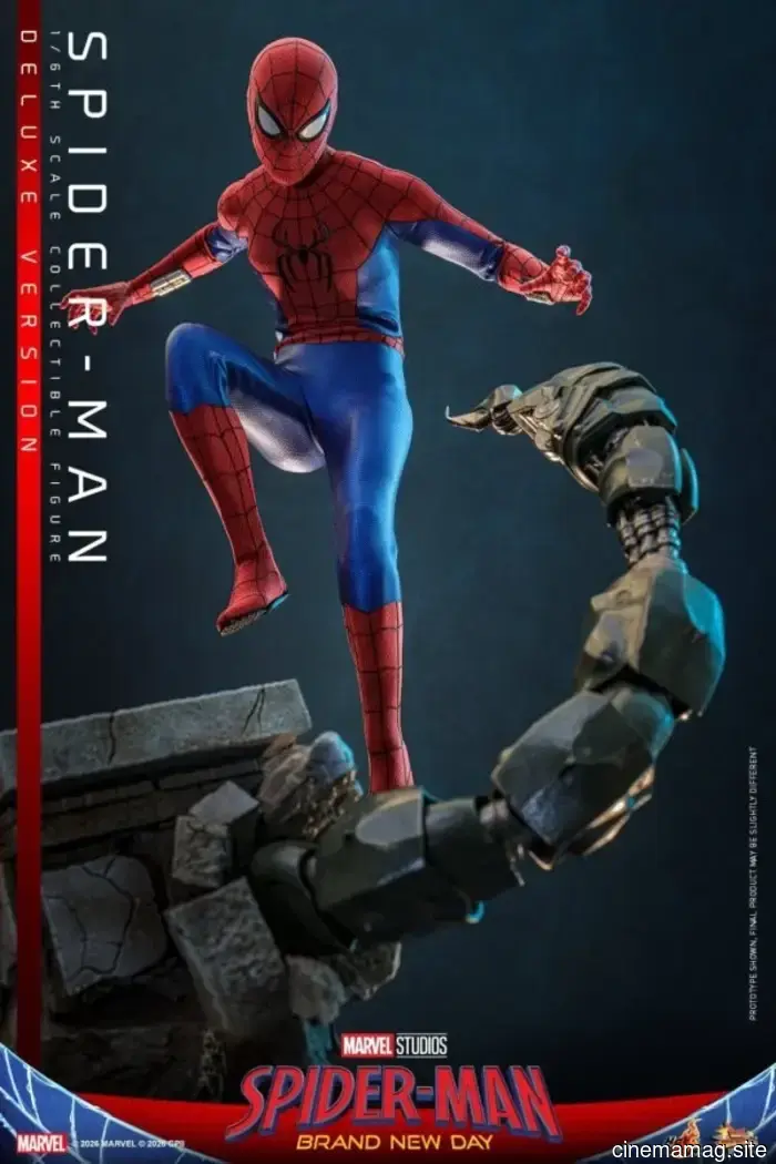 Spider-Man: Brand New Day figura de sexta escala presentada por Hot Toys