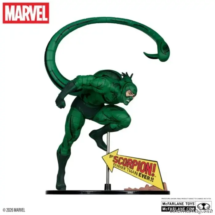 McFarlane Toys revela nuevas figuras coleccionables de Spider-Man, Escorpión y Hulk de Marvel Comics