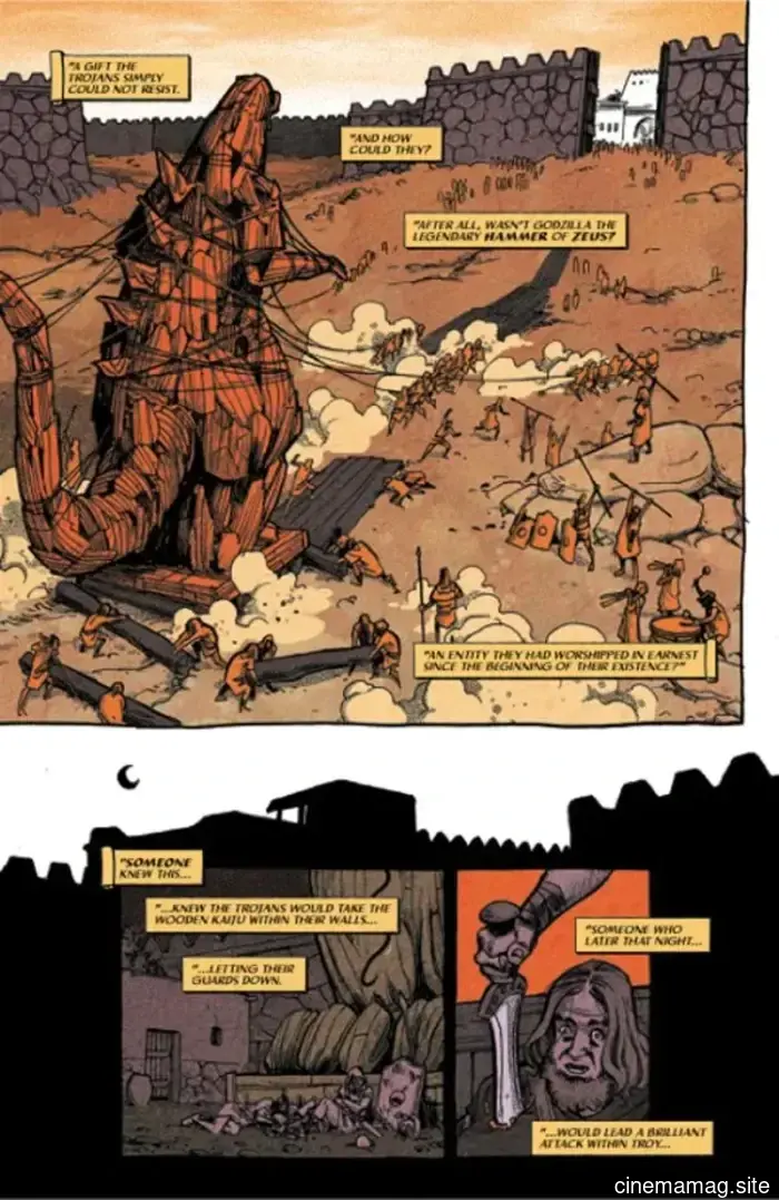 Comic Book Sneak Peek – Godzilla’s Monsterpiece Theatre Features: Godzilla’s The Odyssey