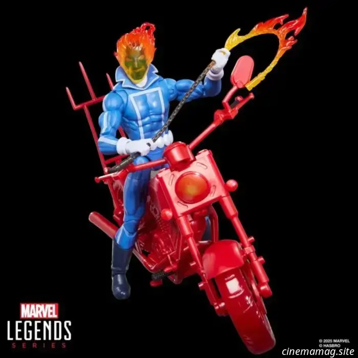 Hasbro unveils a new Johnny Blaze Ghost Rider figure from the Marvel Legends Series, along with a Hell Cycle set.