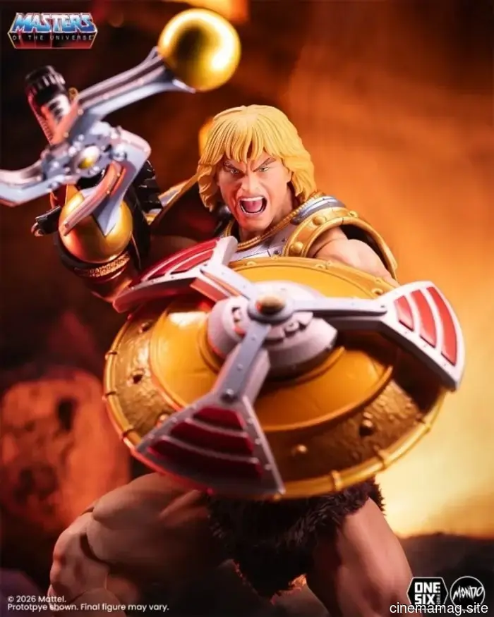 Mondo porta He-Man 2.0 nella sua collezione di figure in scala sesta di Masters of the Universe