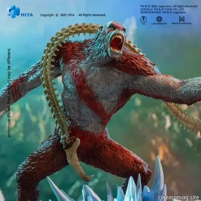 Скар Кинг из Godzilla x Kong получает коллекционную фигурку из серии Stylist от Hiya Toys.